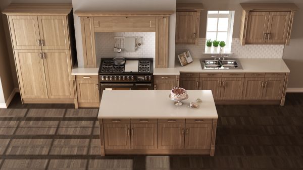 Pine Cabinets Installation in Porter