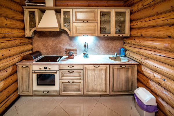 Rustic Cabinets Installation in Porter