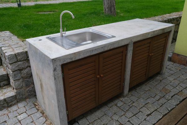 Exterior Cabinet Installation in Porter