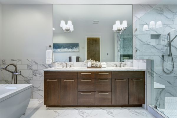 Bathroom Storage Installation in Porter